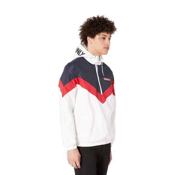 Members Only Half Zip Windbreaker Red, White, Blue M - Picture 4 of 11